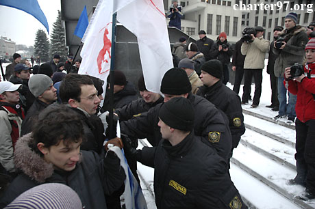 10 января 2008 года, Минск, митинг предпринимателей, фото на newsby.org