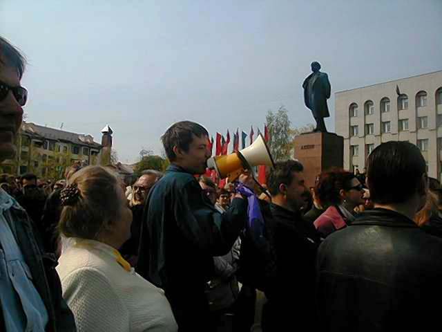 В г.Гродно на площади Ленина прошел социально-политический митинг